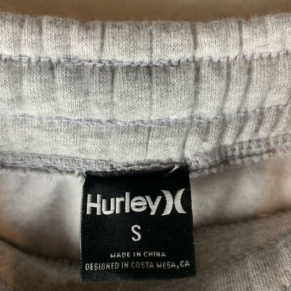 Hurley Shorts Men's Small Gray Cotton Pride Square Fleece Drawstring Waist‎ 6891 - Picture 2 of 10